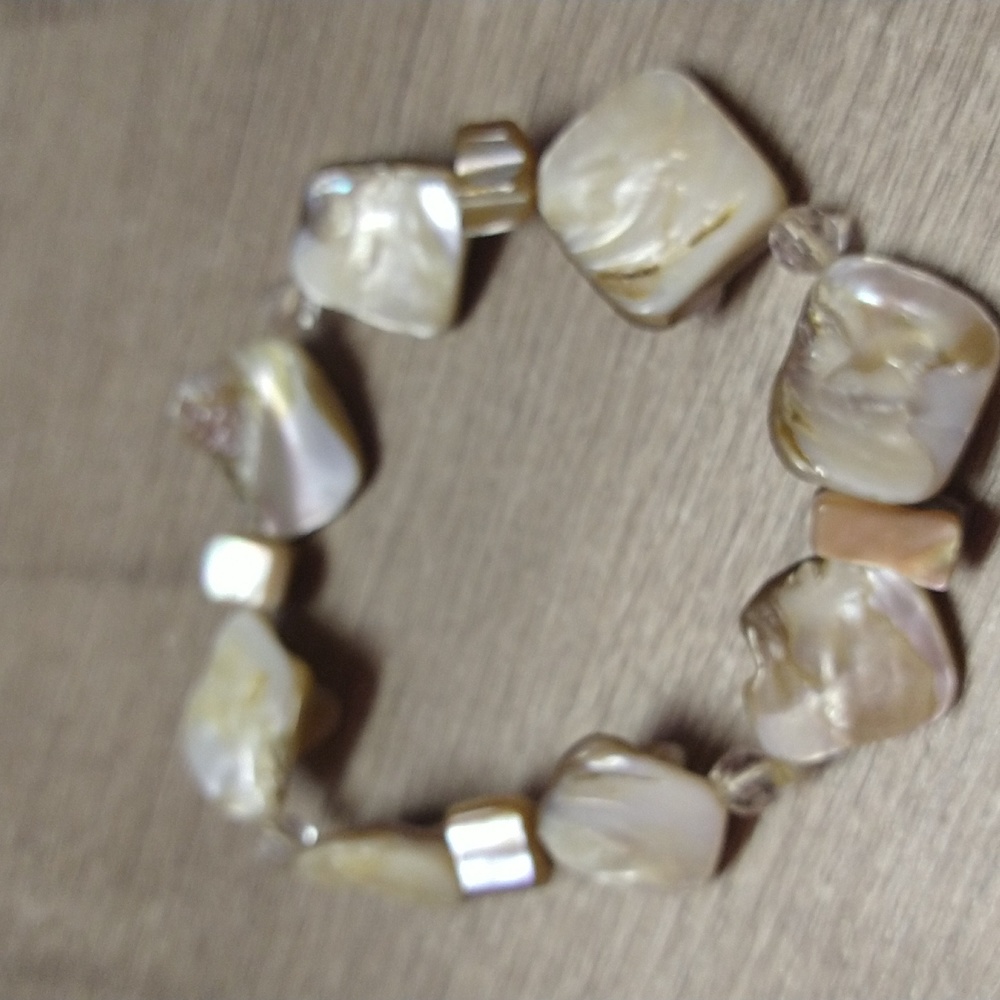 2 Shell Like Pull On Bracelets - image 3